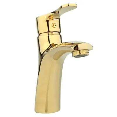 شیر روشویی صدف طلایی