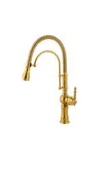 شیر ظرفشویی تک طلایی مات