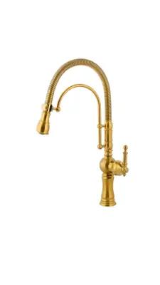 شیر ظرفشویی تک طلایی مات