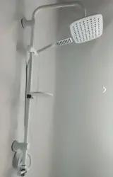 علم دوش رسوب گیر سفید